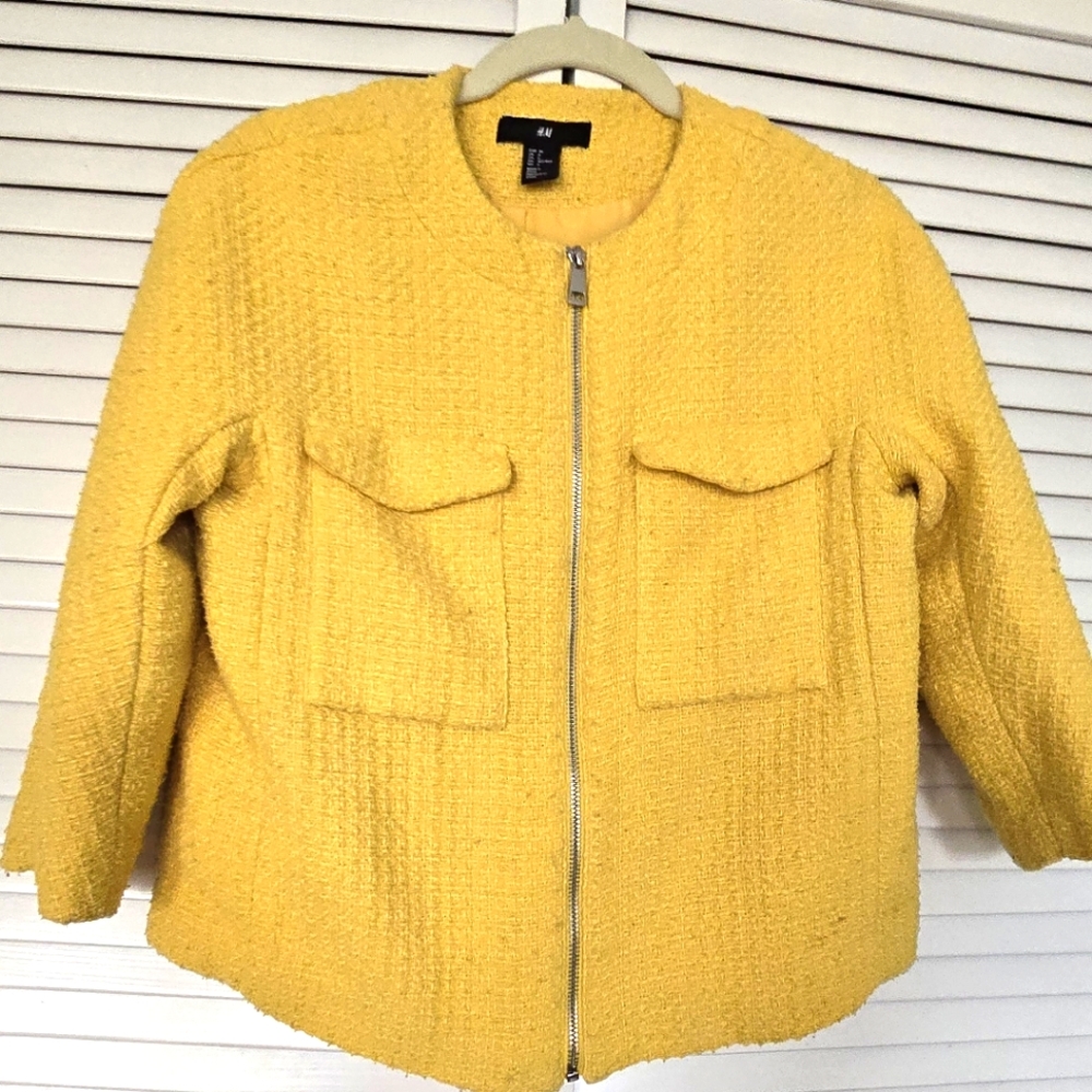 H&M Women's Yellow Jacket